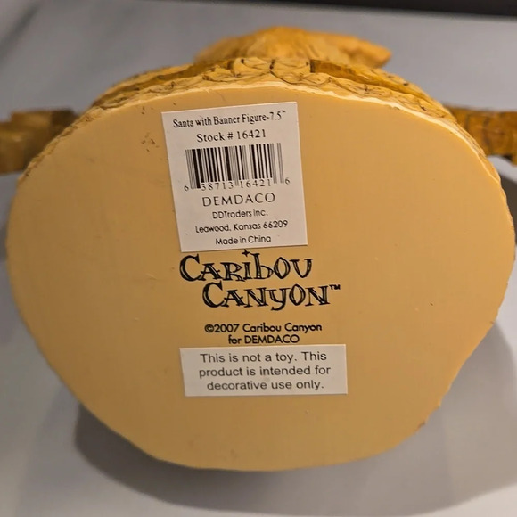 2007 Caribou Canyon for Demdaco Angel & Santa Old World Resin Holiday Ornaments - Picture 5 of 13